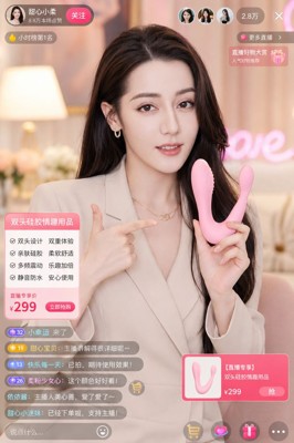 主播带货假阳具